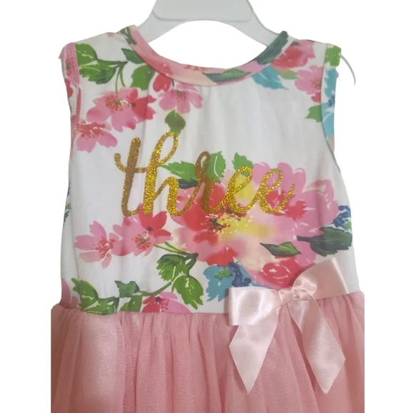 Third Birthday Girls Dress, Size 3T - Picture 2 of 6